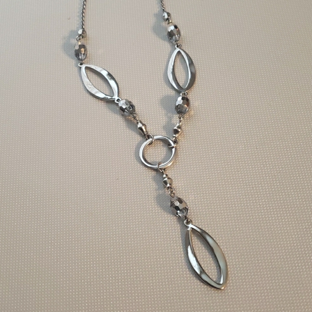 Lia Sophia Silver Necklace - Picture 2 of 2